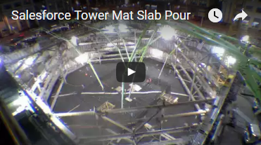 Salesforce Tower Mat Slab Pour